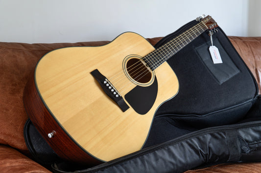 Fender CD-60-NAT-DS-V2 Acoustic Guitar with Mansons Exeter fully padded/toughened soft case