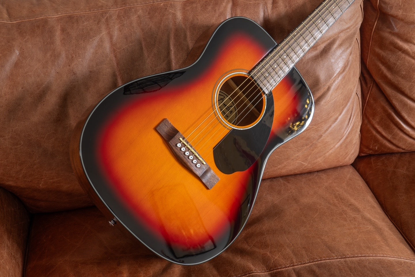 Fender CC-60S Acoustic Concert Size Guitar - Solid Spruce Top | Scalloped Bracing