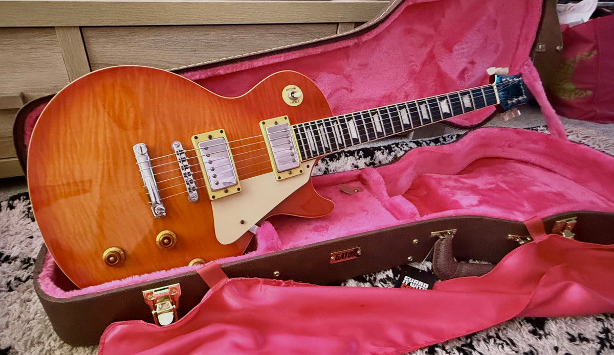 1989 Epiphone Les Paul Standard in Cherry Sunburst with brand new Gator hard case