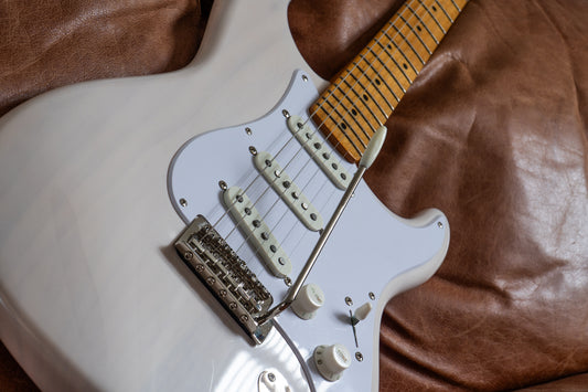 2024 Squier Classic Vibe ‘50s Stratocaster – Transparent Blonde – 6.7lbs – Vintage Tone, Killer Price
