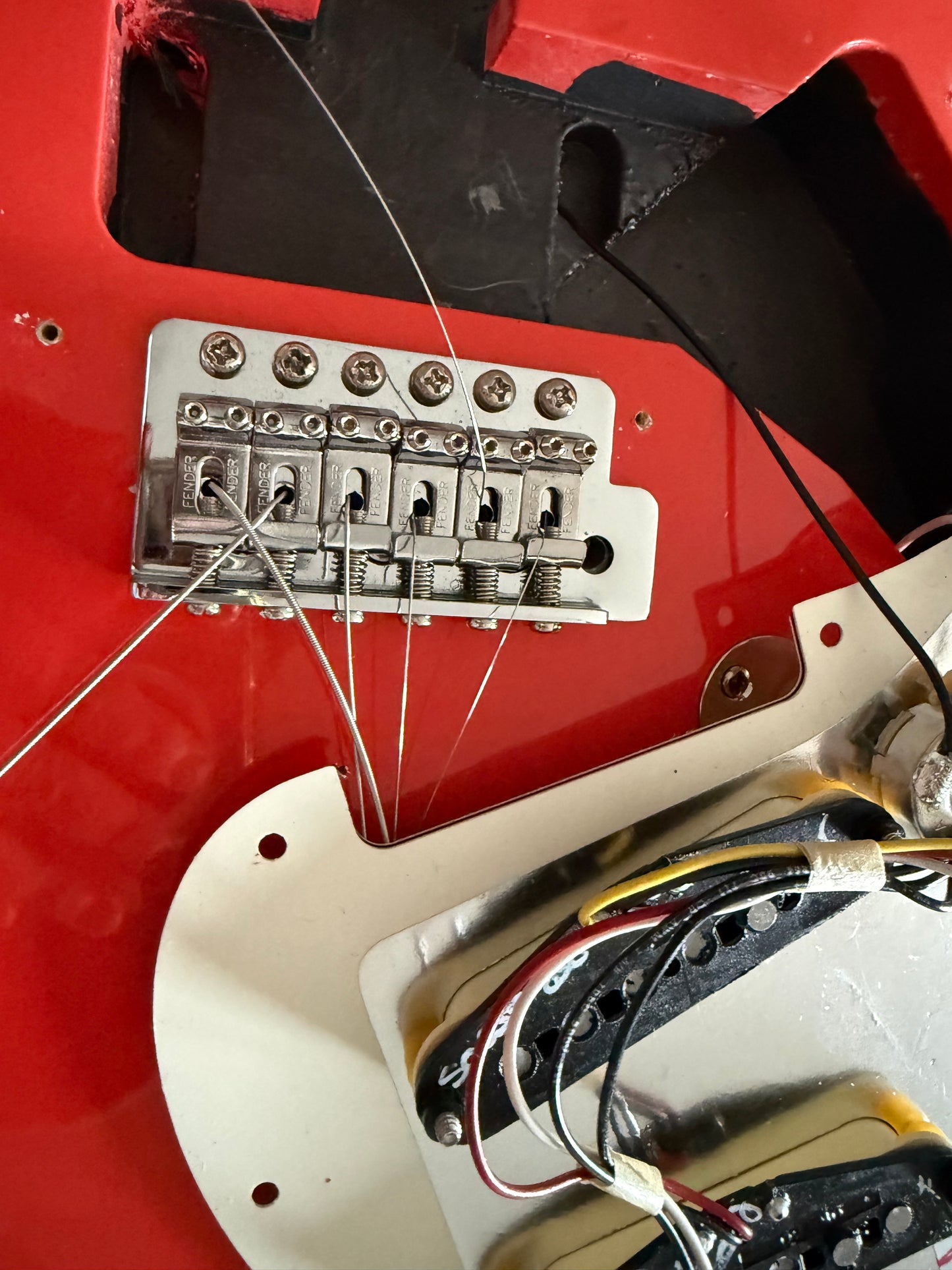 Squier Classic Vibe Stratocaster 2025 - upgraded with genuine Fender Stratocaster parts and pickups and a AAA+++ flame maple neck
