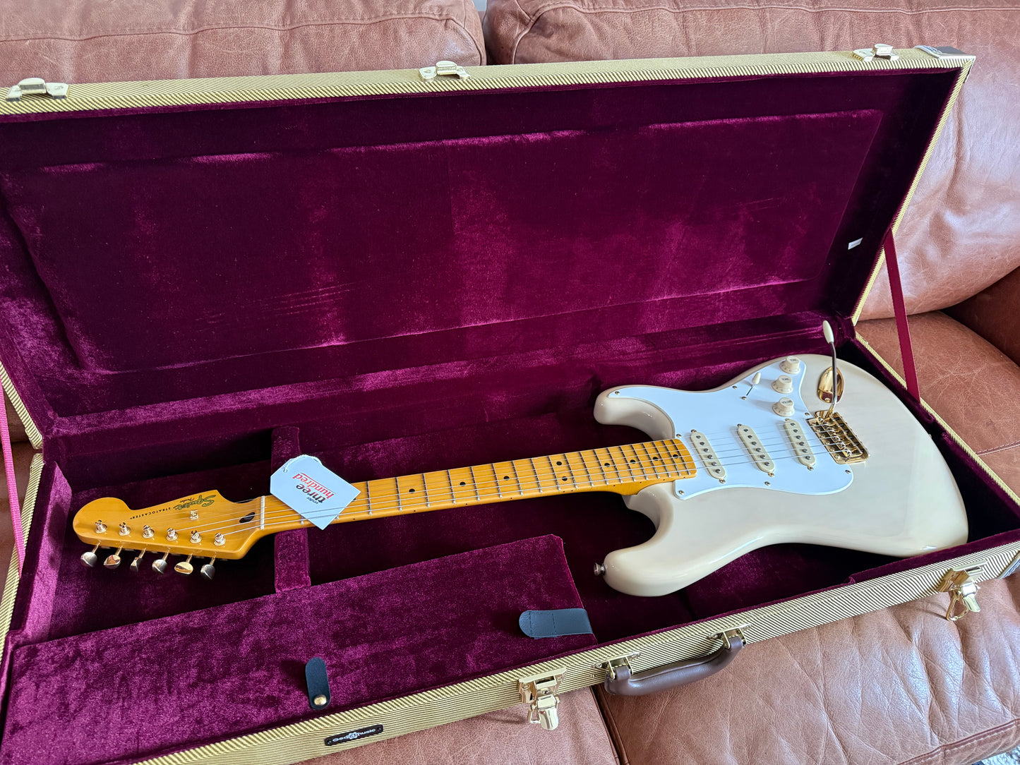 Squier Stratocaster ‘Classic Vibe ‘50’s’ White Blonde ‘Mary Kaye’ with gold hardware 2016