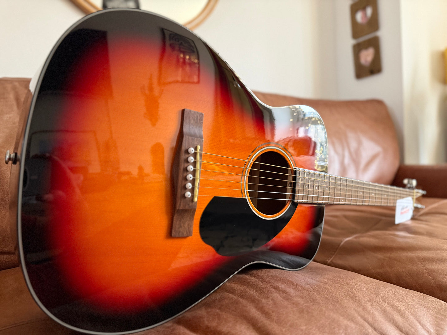 Fender CC-60S Acoustic Concert Size Guitar - Solid Spruce Top | Scalloped Bracing