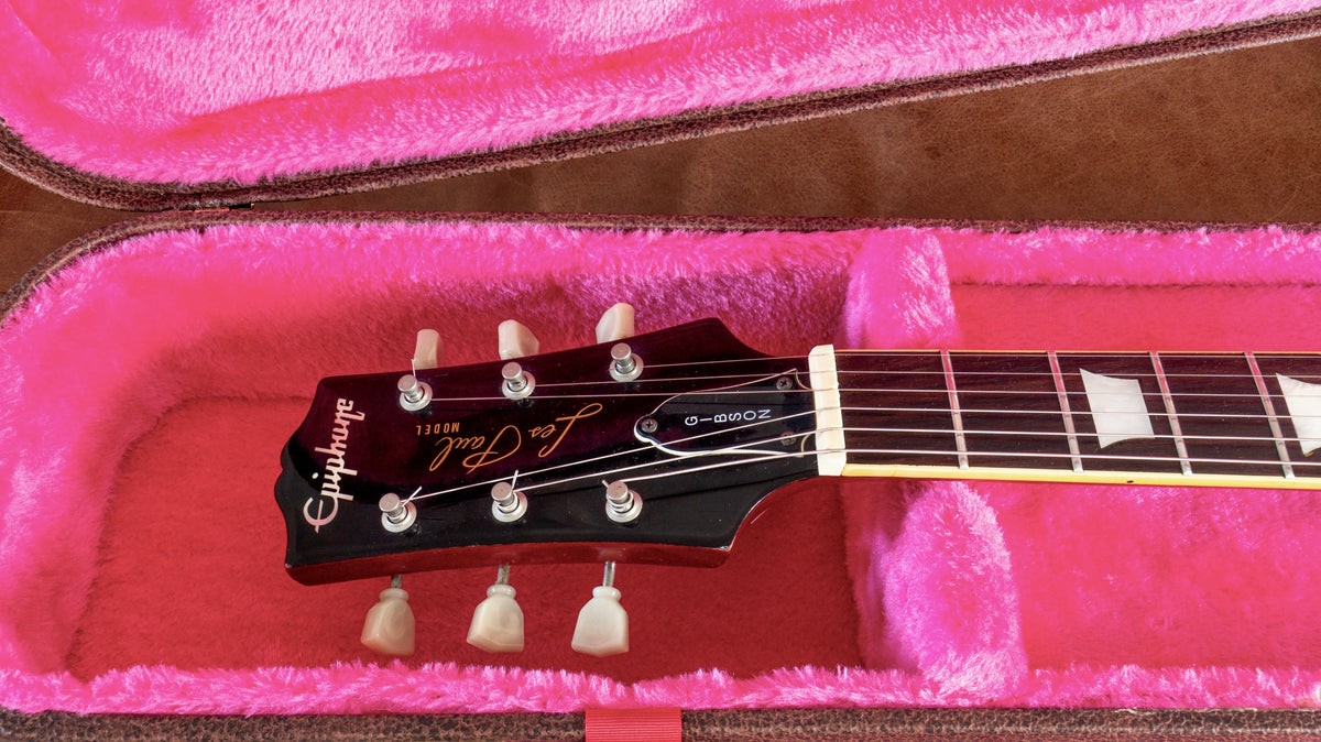 1989 Epiphone Les Paul Standard in Cherry Sunburst with brand new Gator hard case