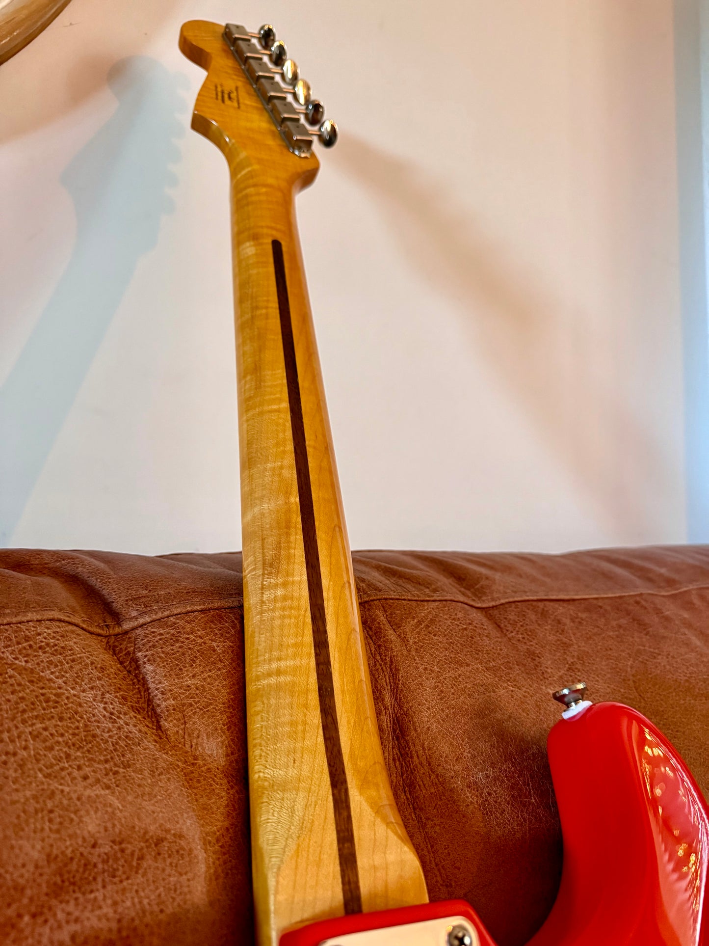 Squier Classic Vibe Stratocaster 2025 - upgraded with genuine Fender Stratocaster parts and pickups and a AAA+++ flame maple neck