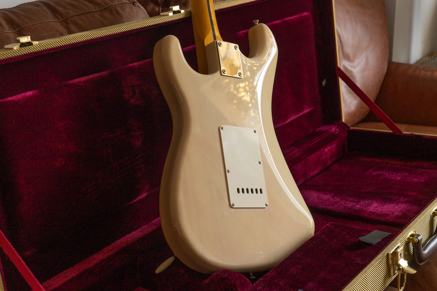 Squier Stratocaster ‘Classic Vibe ‘50’s’ White Blonde ‘Mary Kaye’ with gold hardware 2016