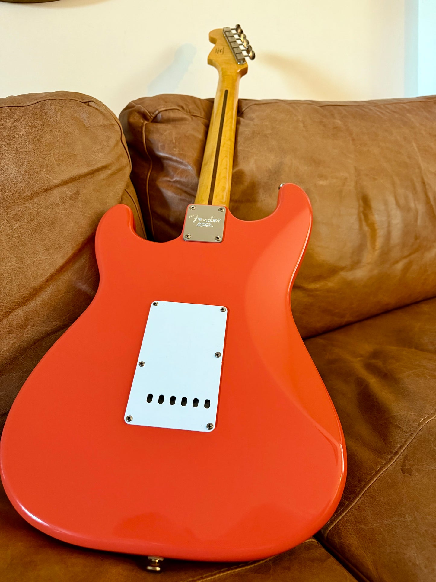 Squier Classic Vibe Stratocaster 2025 - upgraded with genuine Fender Stratocaster parts and pickups and a AAA+++ flame maple neck