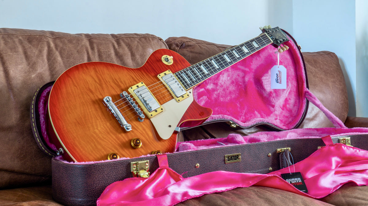1989 Epiphone Les Paul Standard in Cherry Sunburst with brand new Gator hard case
