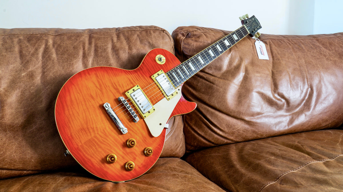 1989 Epiphone Les Paul Standard in Cherry Sunburst with brand new Gator hard case