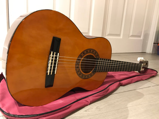 Half size Spanish acoustic guitar
