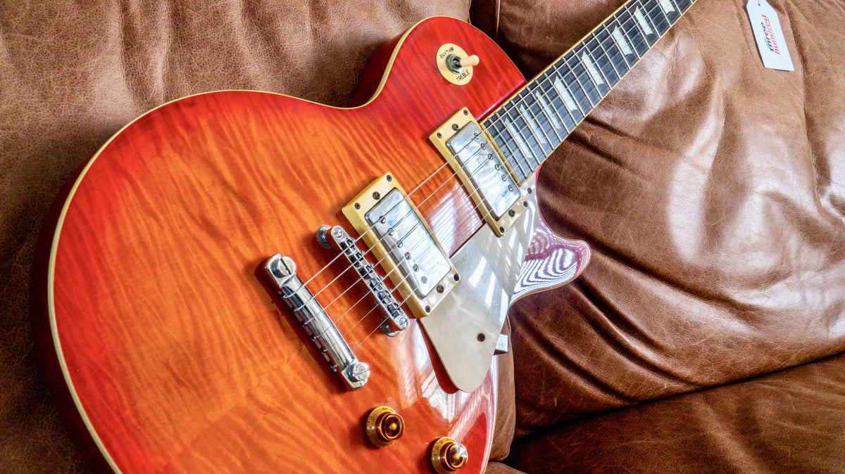 1989 Epiphone Les Paul Standard in Cherry Sunburst with brand new Gator hard case