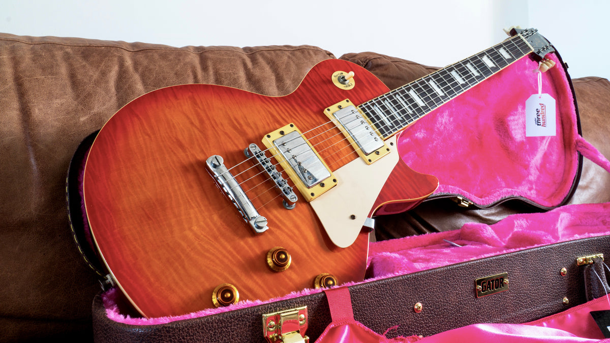 1989 Epiphone Les Paul Standard in Cherry Sunburst with brand new Gator hard case