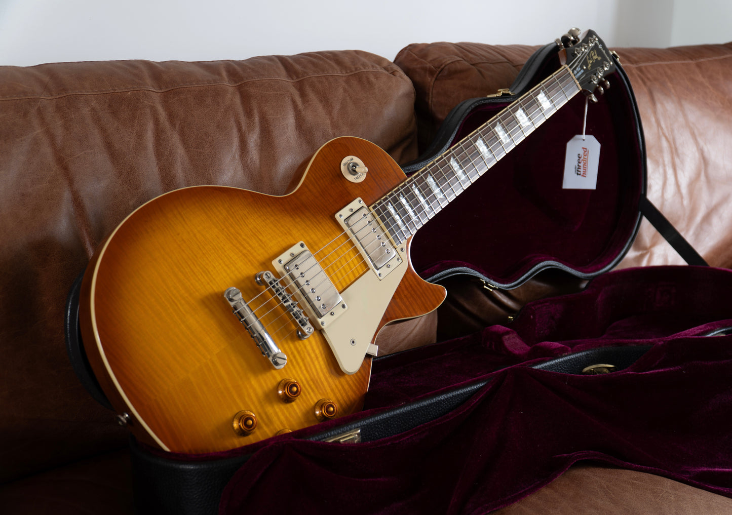 Epiphone Les Paul Standard Pro Plustop 2012 in Honeyburst AAA+ Flamed Maple top