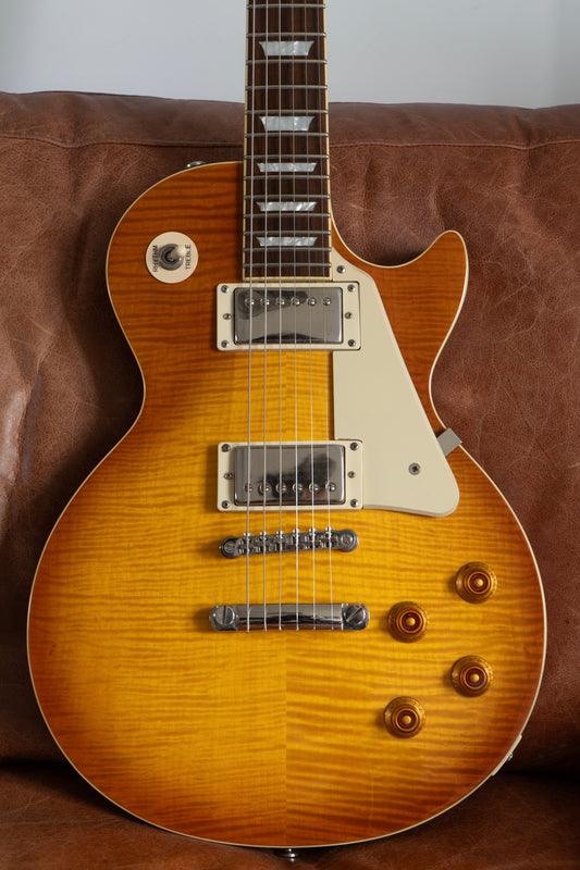Epiphone Les Paul Standard Pro Plustop 2012 in Honeyburst AAA+ Flamed Maple top