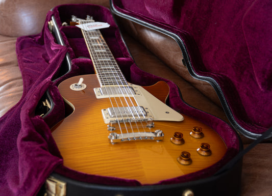 Epiphone Les Paul Standard Pro Plustop 2012 in Honeyburst AAA+ Flamed Maple top