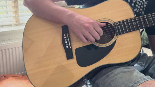 Fender CD-60-NAT-DS-V2 Acoustic Guitar with Mansons Exeter fully padded/toughened soft case